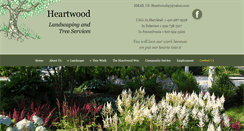 Desktop Screenshot of heartwoodlandscape.com