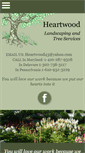 Mobile Screenshot of heartwoodlandscape.com